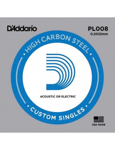 DAddario PL008 Acero 008...