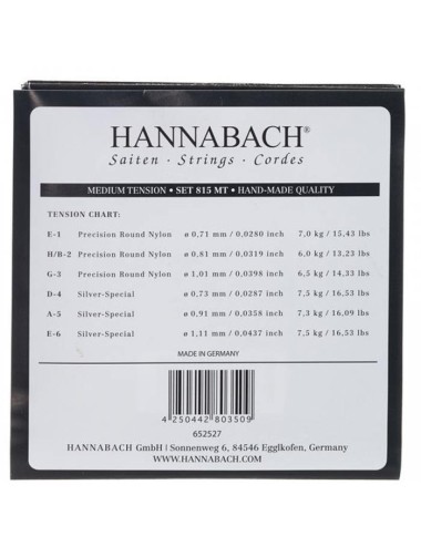 Hannabach 815MT Black