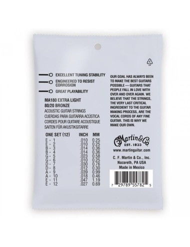 Martin MA180 SP Bronze XL...