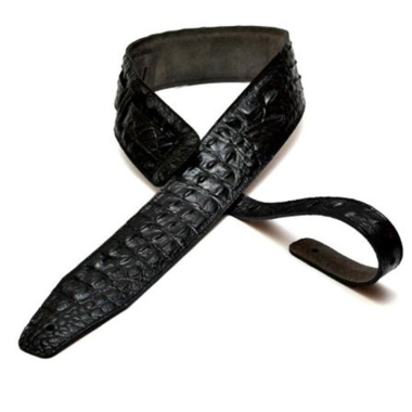 Bourbon Strap Alligator Negra
