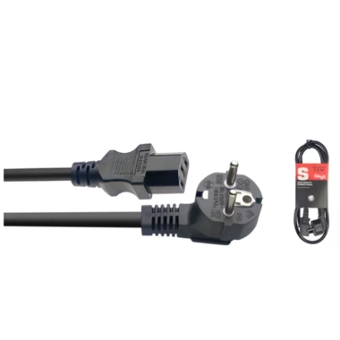 Cable Stagg Red IECF-SCHUKO