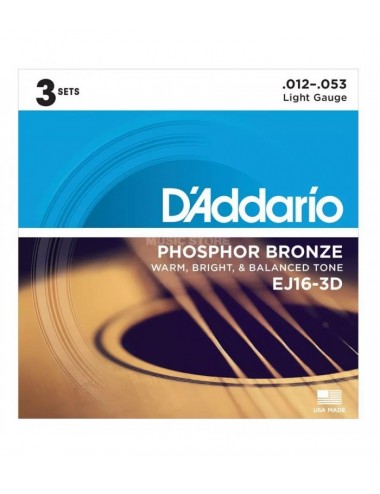DAddario EJ16-3D (12-53)...