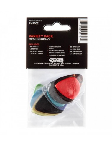 Dunlop Medium & Heavy (Pack...