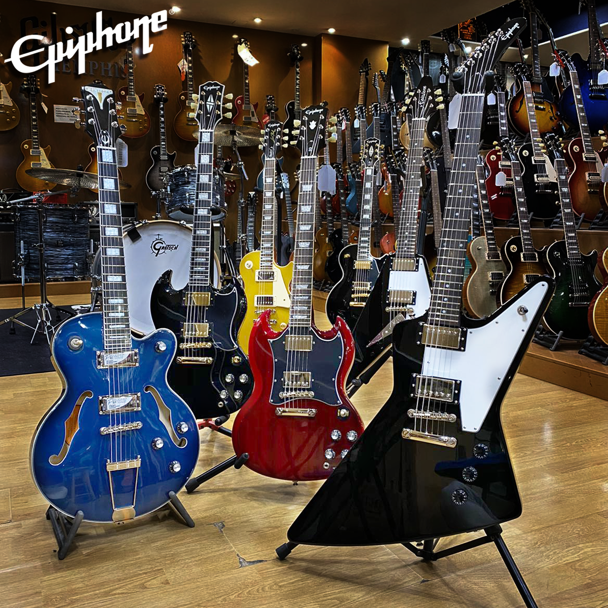 Epiphone y Gibson [casi] gemelas en sus clavijeros